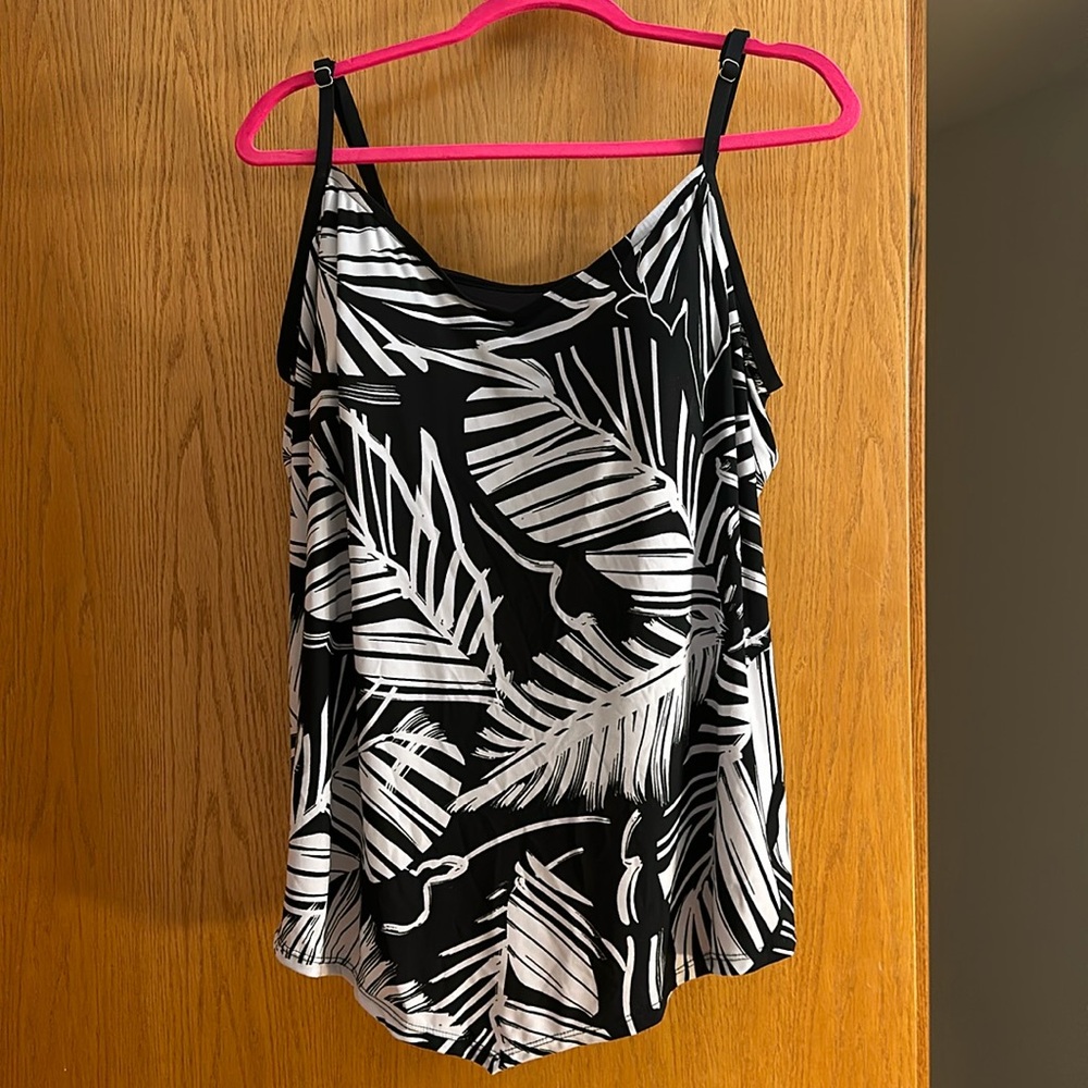 Plus size swim top